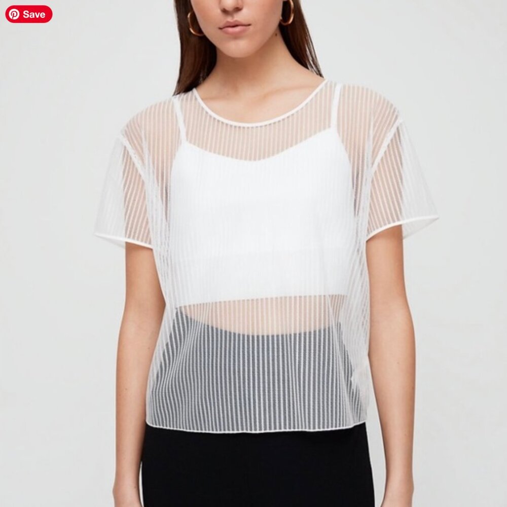 Babaton Mesh Blouse - Size XS
